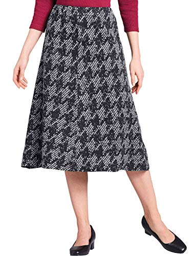 Nino Cerruti Falda Jacquard De Mujer Gris UK 20 / EU 48