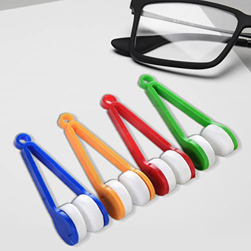 NITAIUN 10 Piezas Cepillo Limpiador de Gafas Accesorios de Limpieza Mini Gafas Portátil Clip de Limpieza de Gafas Suaves Herramienta de Limpieza para Limpiar Limpias Seguro y Fácil de Usar (10 Piezas)