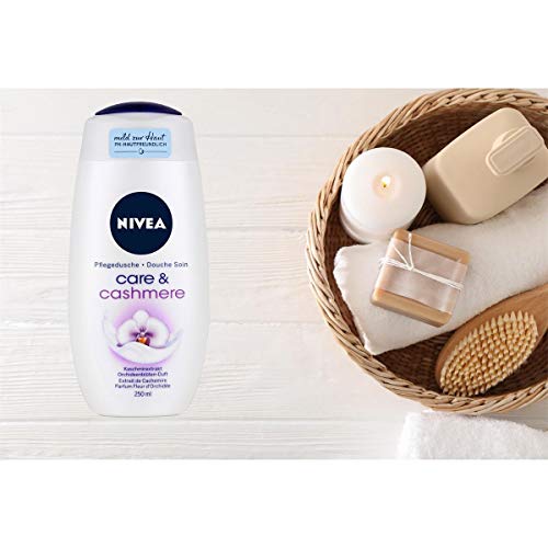 Nivea Care and Cashmere Moments, Gel de ducha, 4 x 250 ml