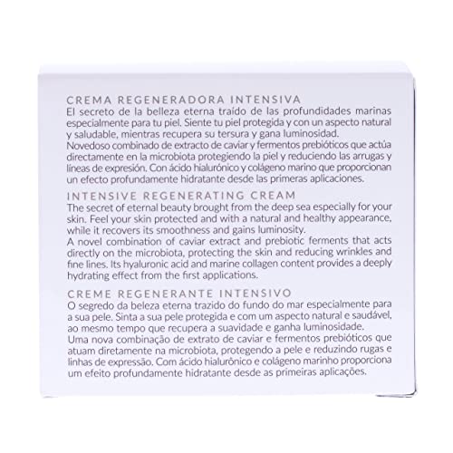 Noche y Día, Crema Regeneradora Intensiva OCEAN CAVIAR, antiarrugas, con Extracto de Caviar, Ácido Hialurónico y Colágeno Marino. 60 ml