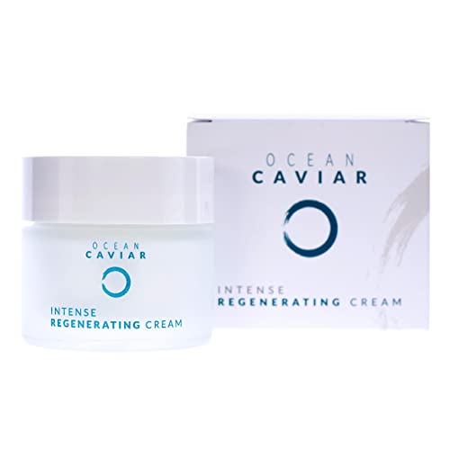 Noche y Día, Crema Regeneradora Intensiva OCEAN CAVIAR, antiarrugas, con Extracto de Caviar, Ácido Hialurónico y Colágeno Marino. 60 ml