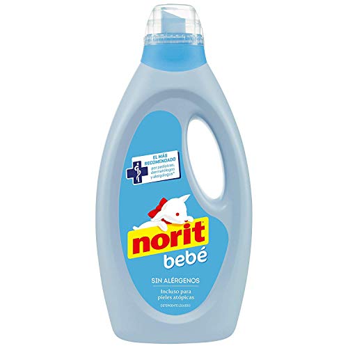 Norit Bebé Detergente Líquido 32 Lavados - paquete de 6 x 1125 ml (Total: 6.75 L)