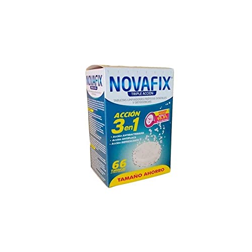 Novafix Novafix Tabletas Limpiadoras Triple Accion 66 Unidades - 1 unidad