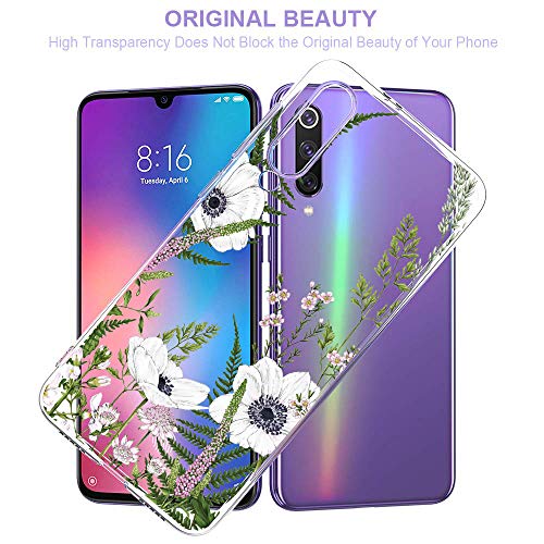 Oihxse Mandala Flores Encaje Patrón Serie Case Compatible con Samsung Galaxy A6 Plus 2018 Funda TPU Silicona Suave Protector Ultra Slim Anti-Rasguño Transparente Carcasa (A16)