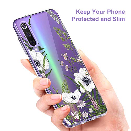 Oihxse Mandala Flores Encaje Patrón Serie Case Compatible con Samsung Galaxy A6 Plus 2018 Funda TPU Silicona Suave Protector Ultra Slim Anti-Rasguño Transparente Carcasa (A16)