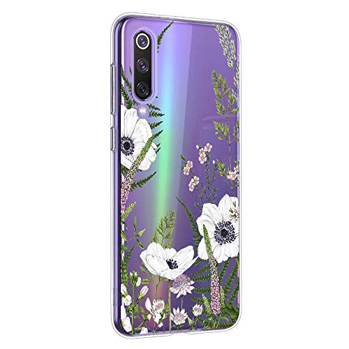 Oihxse Mandala Flores Encaje Patrón Serie Case Compatible con Samsung Galaxy A6 Plus 2018 Funda TPU Silicona Suave Protector Ultra Slim Anti-Rasguño Transparente Carcasa (A16)