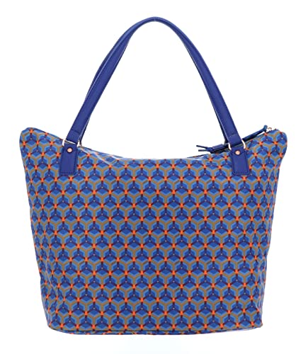 Oilily Honey Comb Shopper Ultramarine