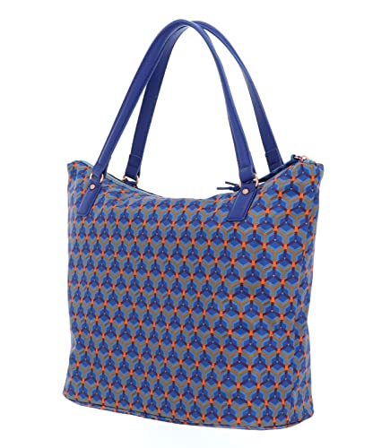 Oilily Honey Comb Shopper Ultramarine