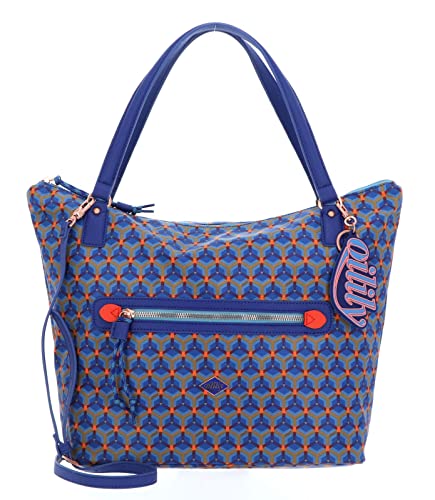 Oilily Honey Comb Shopper Ultramarine