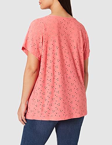 ONLY Carmakoma CARZABBY SS IN One Top Camiseta, Tea Rose, L para Mujer