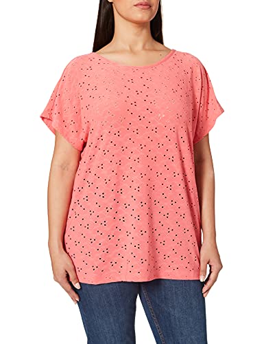 ONLY Carmakoma CARZABBY SS IN One Top Camiseta, Tea Rose, L para Mujer