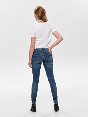 Only Onlcoral Superlow SK JNS BB Crya041 Noos Vaqueros Skinny, Azul (Dark Blue Denim Dark Blue Denim), 38/L30 (Talla del Fabricante: 29) para Mujer