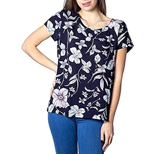 Only Onlfirst One Life SS AOP Top Noos Wvn Camiseta, Negro, 42 para Mujer