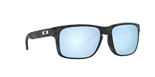 OO9102 Holbrook Sunglasses, Matte Black Camo/Prizm Deep Water Polarized, 57mm