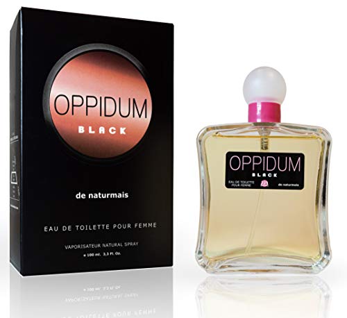 Oppidum Black Eau De Toilette Intense 100 ml. Compatible con Eau De Parfum Black Opium Yves Saint L. Perfumes Imitaciones de Mujer