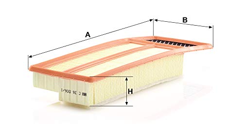 Original MANN-FILTER Filtro de aire C 36 006/1 – Para Automóviles
