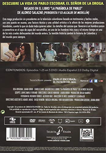 PABLO ESCOBAR EL PATRON DEL MAL SERIE COMPLETA DVD