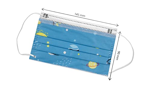 PAIDE P Mascarillas Higiénicas 3 Capas Desechables Homologado Niños Infantiles, 30 Unidades(c-2)