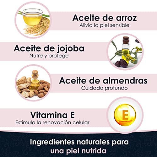 Panu Natural Aceite de masaje de Sakura - Aceite corporal nutritivo para masajes - Aceite para la piel con efecto hidratante - Aceite de masaje vegano para relajarse