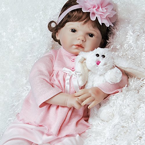 Paradise Galleries Reborn Muñeca Renacida Que Parece Un Verdadero Amor De Conejito En Vinilo De Silicona Flextouch, Niña De 21 Pulgadas (53 Cm), Juego De 6 Piezas