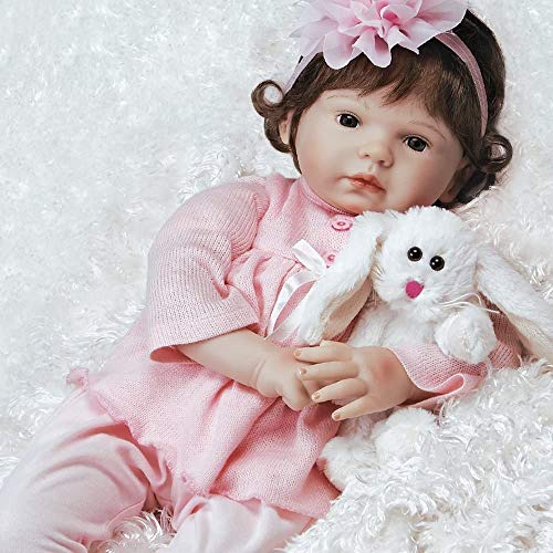 Paradise Galleries Reborn Muñeca Renacida Que Parece Un Verdadero Amor De Conejito En Vinilo De Silicona Flextouch, Niña De 21 Pulgadas (53 Cm), Juego De 6 Piezas