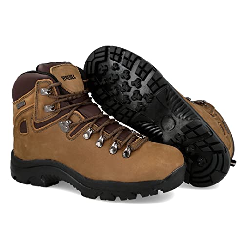 PAREDES - Bota Montaña Nobuck Hidrofugado Waterproof Roncesvalles Marron - Talla 44