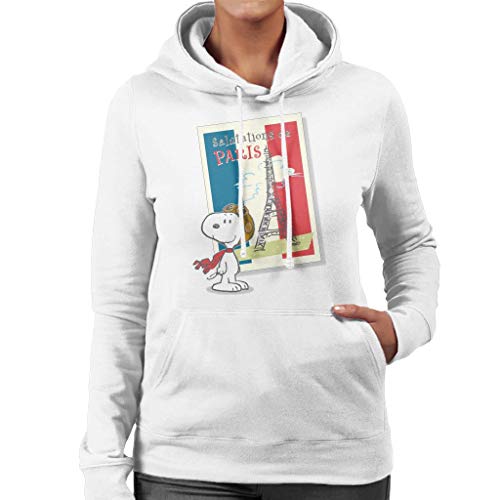 Peanuts Snoopy In Paris Women's Hooded Sweatshirt