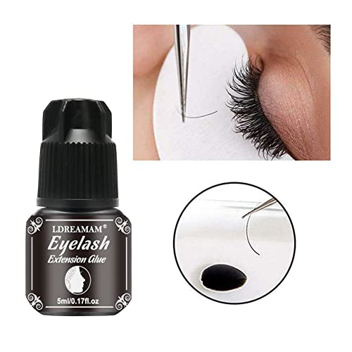 Pegamento Pestañas Postizas,Eyelash Extension Glue,Eyelash glue,Pestañas Falsas Extensión Pegamento,Pegamento para Extensión de Pestañas,Secado Rápido,Firme,larga duración