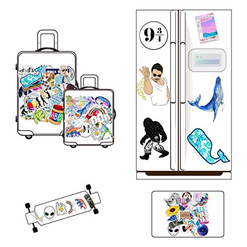 Pegatinas Graffiti 100-PCS, Stickers Vinilo Calcomanías Pegatina para Portátiles, Automóviles, Motocicletas, Bicicletas, Monopatines, ParedCoche, Snowboard