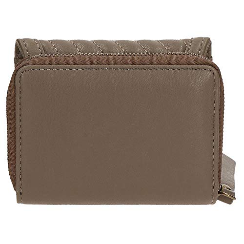 Pepe Jeans Amanda Billetero con Monedero Beige 10x8x3 cms Piel Sintética