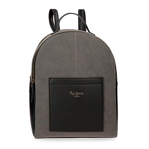 Pepe Jeans Lorain Mochila Porta Tablet, color Negro