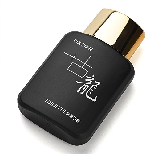 Perfume clásico de Colonia para hombres, refrescante fragancia, duradero, maduro, caballeros tentador, atractivo, perfume, 50 ml(Black)