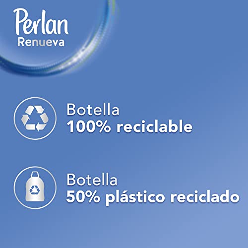 Perlan Renueva Detergente para Ropa de Deporte (pack de 4, total: 100 lavados), Detergente Líquido para Ropa de Deporte, Detergente Especial para Ropa de Deporte que neutraliza los malos olores