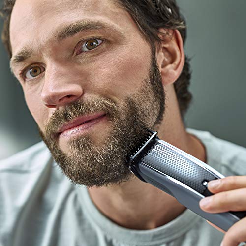 Philips Barbero Serie 5000 BT5515/15 - Recortadora de barba con 40 posiciones de longitud, resistente al agua y cuchillas metálicas autoafilables