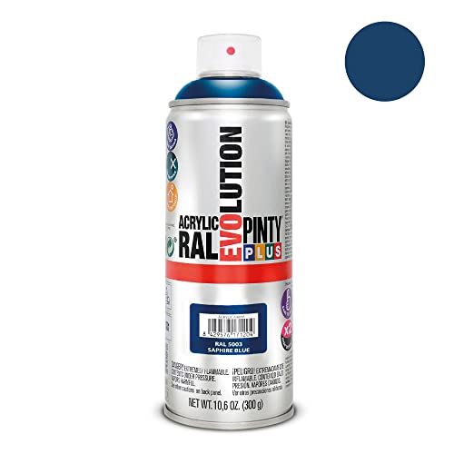 PINTURA EN SPRAY PINTYPLUS EVOLUTION 520CC RAL 5003 AZUL ZAFIRO