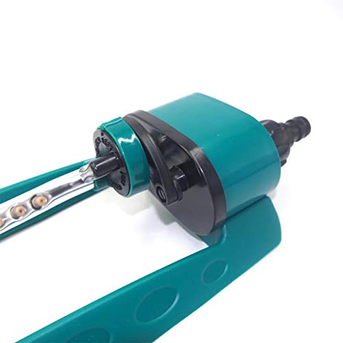 Plastic Automatic Spray Metal Base Indestructible Oscillating Sprinkler Gardening Tool Irrigation System for Garden Lawn Yard