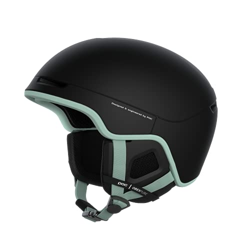 POC Obex Pure Casco de esquí, Adultos Unisex, Uranium Black/Apophyllite Green Matt, XS-S (51-54cm)