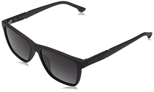 POLICE Men's WAKA 1 Sunglasses, MATT Black, 55