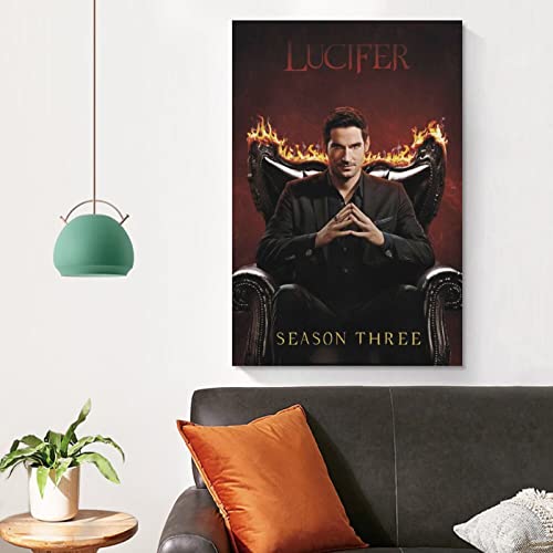 Póster de Tom Ellis de lona para decoración de la habitación, para dormitorio, decoración de pared, regalos para hombres y mujeres, póster e impresiones de 40 x 60 cm