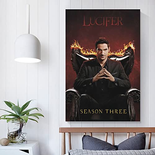 Póster de Tom Ellis de lona para decoración de la habitación, para dormitorio, decoración de pared, regalos para hombres y mujeres, póster e impresiones de 40 x 60 cm