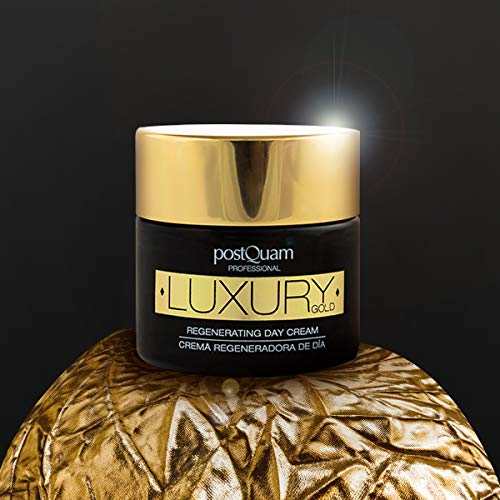 Postquam - Luxury Gold | Pack Antiedad de Día - Crema de Día Antiarrugas 50 ml + Serum Intensivo 30 ml | Pack Cremas Mujer