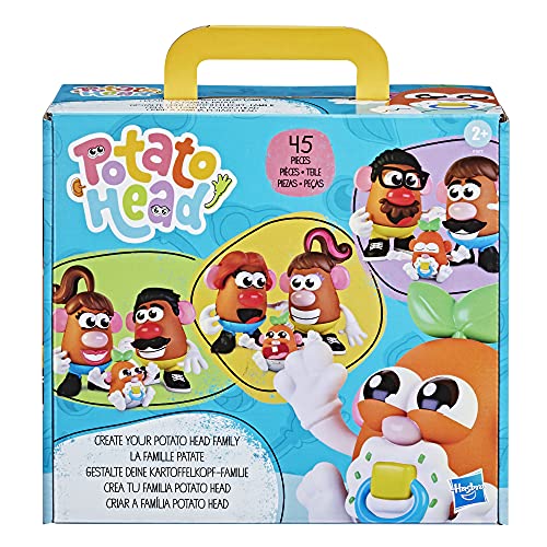 Potato Head CREA tu Familia niños a Partir de 2 años, con 45 Piezas para Personalizar familias Potato