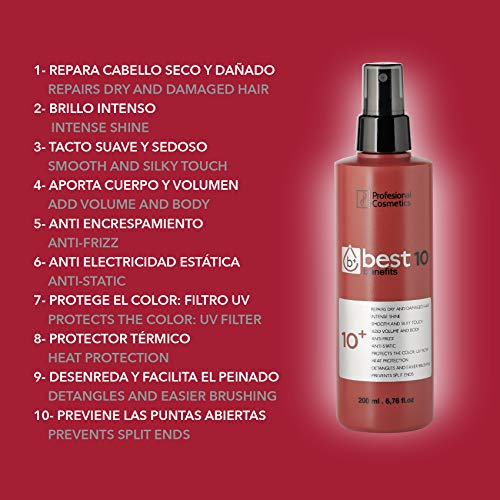 Profesional Cosmetics Best10 tratamiento 10 beneficios. Acondicionador de pelo - 200 ml.