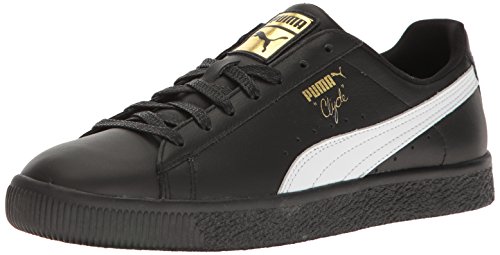 PUMA Clyde, Zapatillas Hombre, Negro Blanco, 47 EU