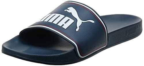 PUMA Leadcat FTR K, Chanclas Unisex Adulto, Dark Denim/White/High Risk Red, 37 EU