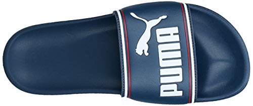 PUMA Leadcat FTR K, Chanclas Unisex Adulto, Dark Denim/White/High Risk Red, 37 EU