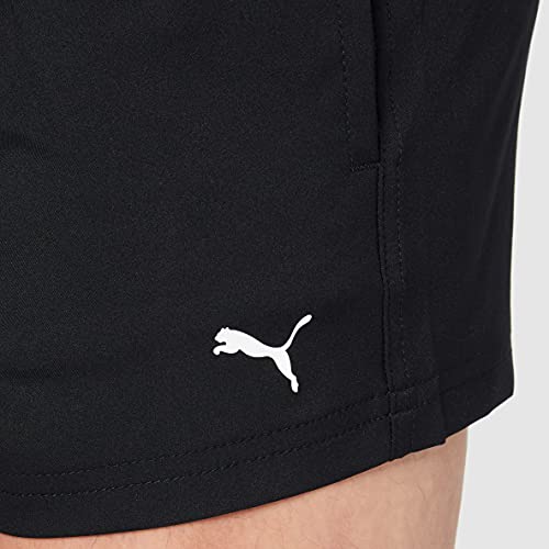 PUMA Logo Herren Kurze Badehose Bañadores Ajustados para Hombre, Negro, Medium