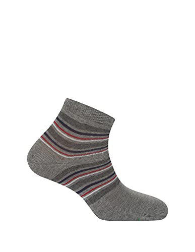 Punto Blanco - Pack 2 Calcetines Tobilleros para Hombre Gris, XG