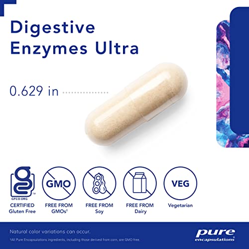 Pure Encapsulations - Digestive Enzymes Ultra - Comprehensive Blend of Vegetarian Digestive Enzymes - 90 Capsules