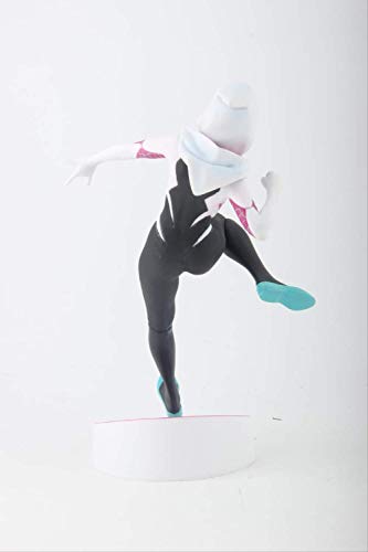 QWYU 24cm Spider Woman Gwen Stacy Figuras de acción Estatua Serie Juguete